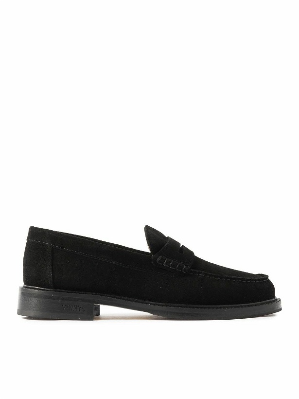 Photo: VINNY's - Yardee Suede Penny Loafers - Black