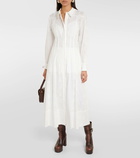 Dorothee Schumacher Embroidered Ease cotton shirt dress