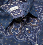 ETRO - Printed Cotton Shirt - Blue