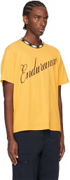 Wales Bonner Yellow 'Endurance' T-Shirt