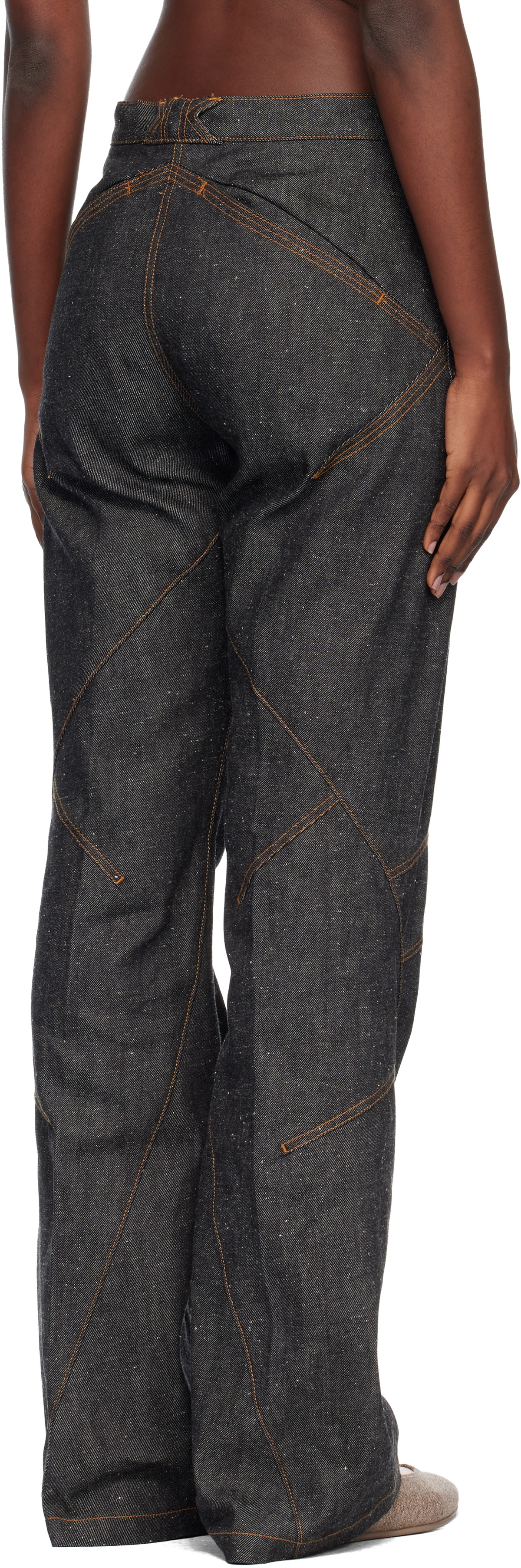 Kiko Kostadinov Indigo K Straight Leg Jeans
