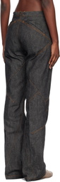 Kiko Kostadinov Indigo K Straight Leg Jeans
