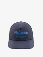Alexander Mcqueen Hat Blue   Mens