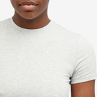 Adanola Women's Short Sleeve Top in Grey Melange