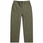 FrizmWORKS Men's Double Knee Relaxed Pant in Olive