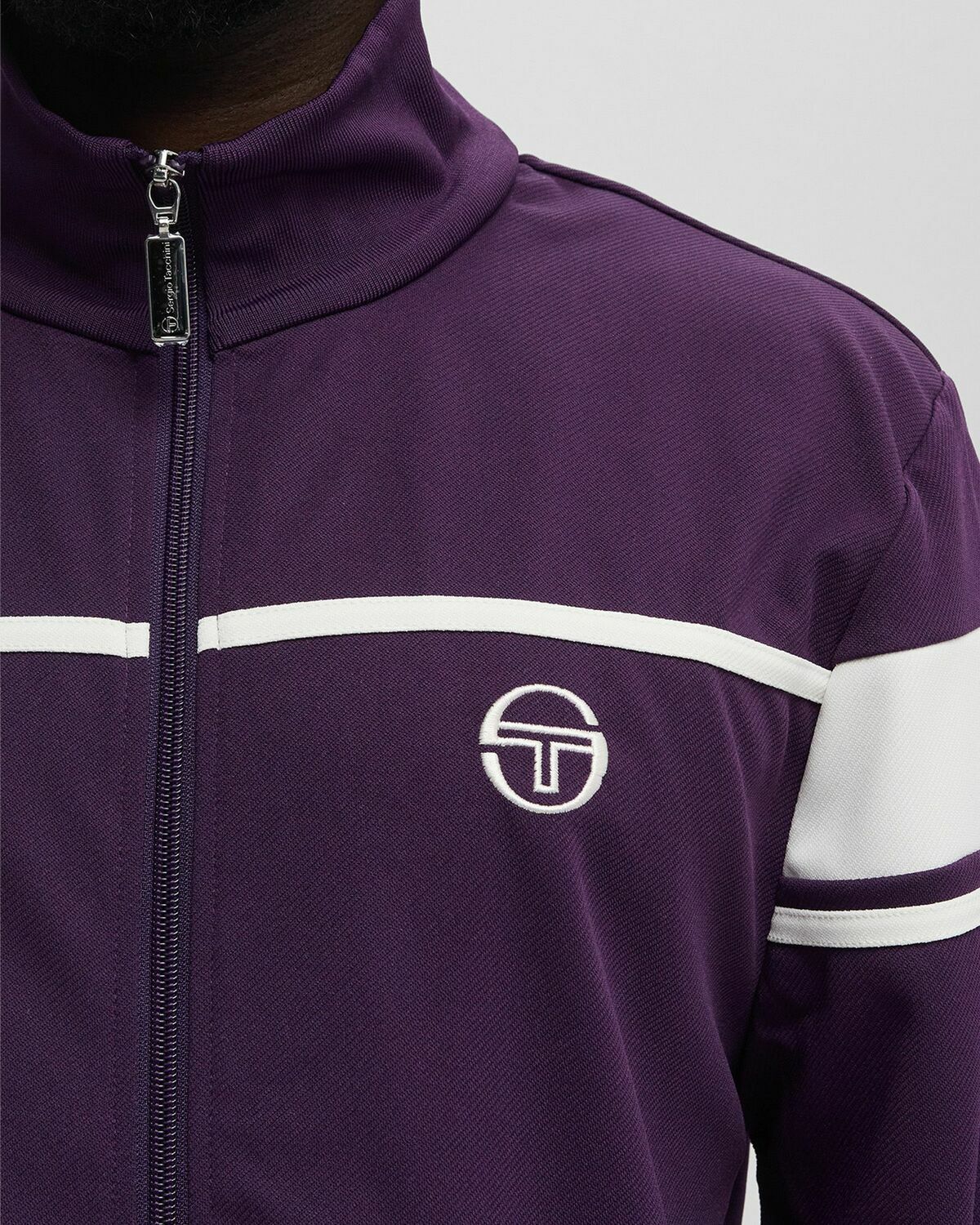 Sergio Tacchini NEW DAMARINDO TRACK TOP Purple Mens Track Jacket