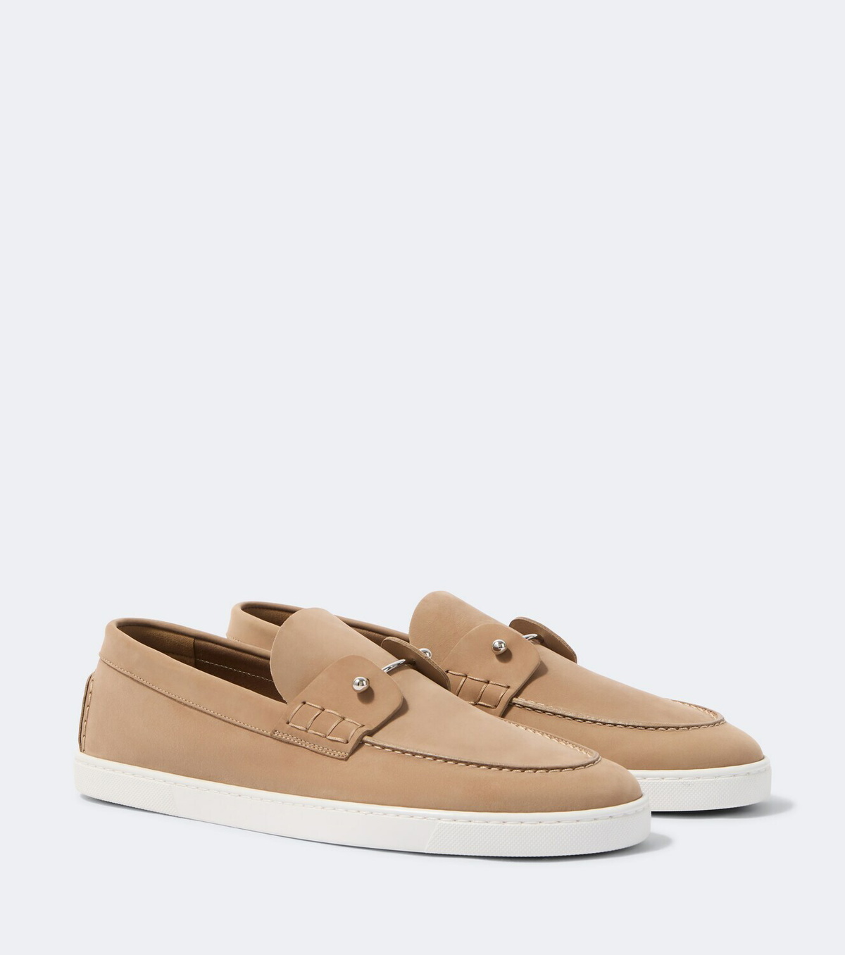 Christian Louboutin Chambeliboat leather slip-on shoes