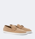 Christian Louboutin Chambeliboat leather slip-on shoes