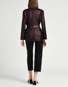 Majestic Filatures Womens Blazer Dark in Purple