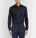 Hugo Boss - Jesse Panelled Cotton-Poplin Shirt - Blue