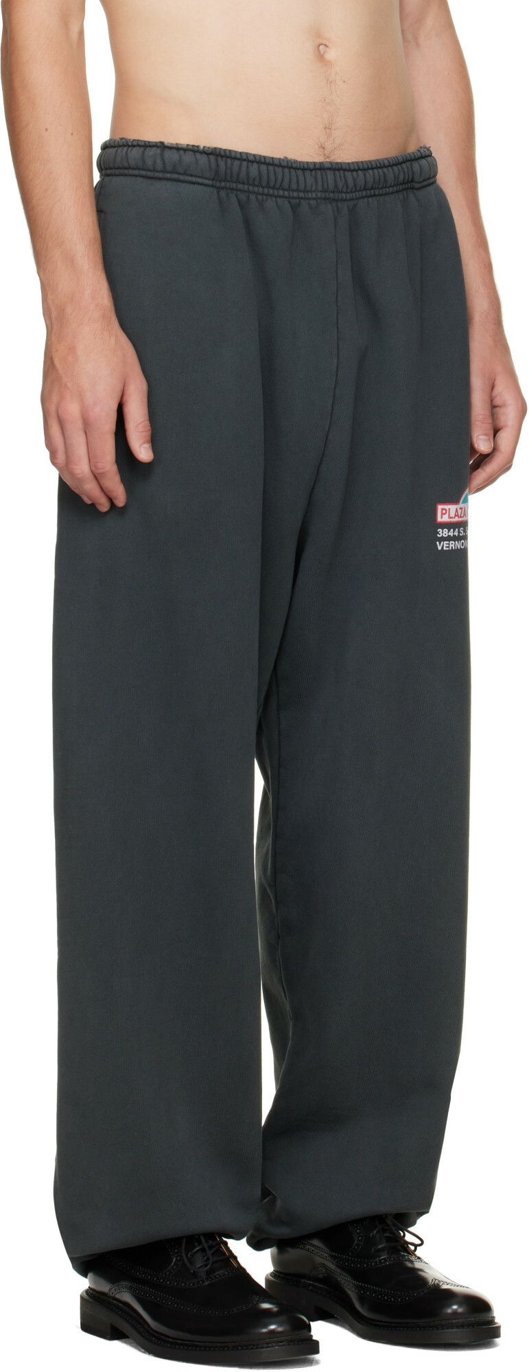 WILLY CHAVARRIA Black 'Plaza Chavarria' Sweatpants