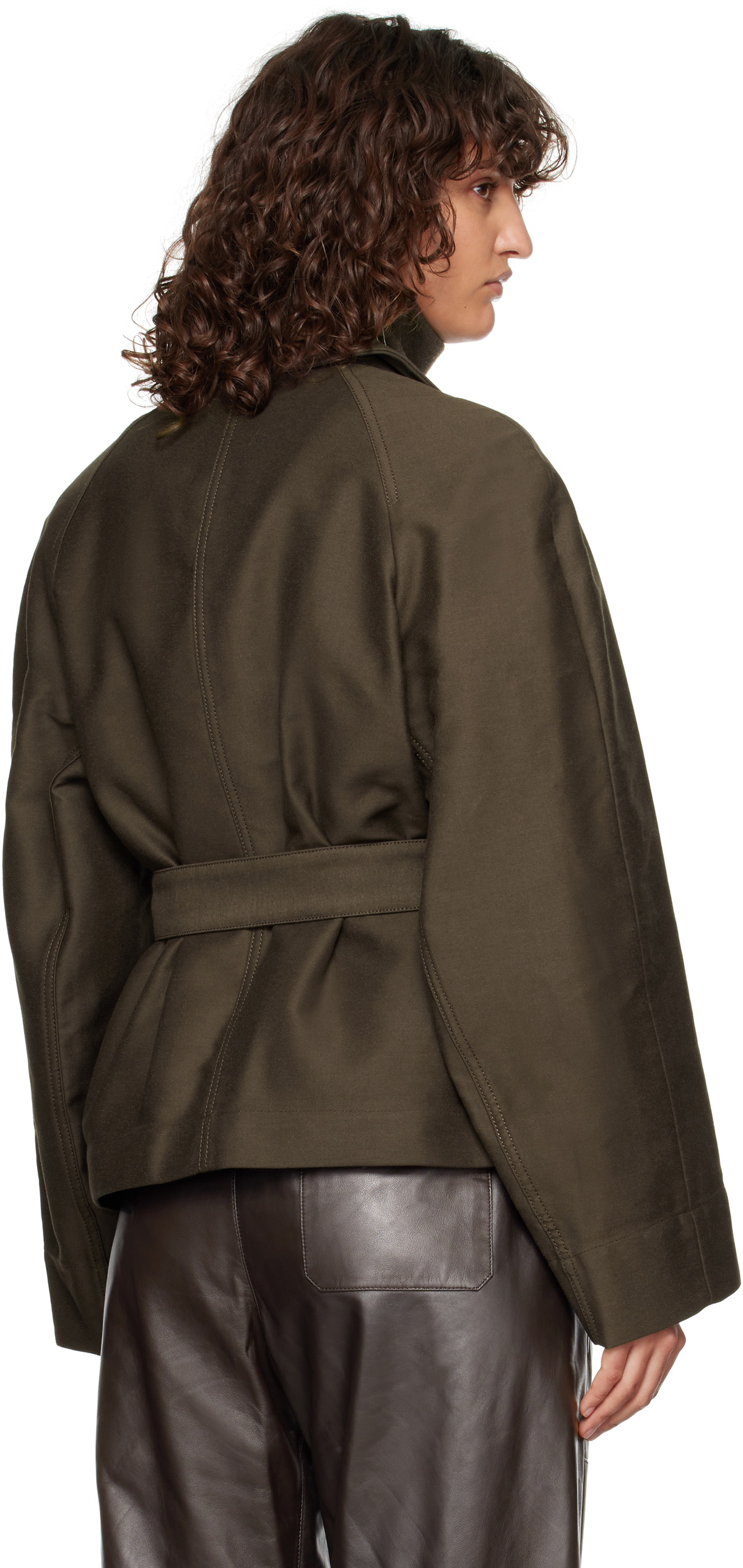 ジャケット・アウター lemaire suit coat dark brown Lemaire Brown Suit Coat Lemaire