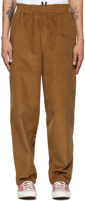 Photo: Camiel Fortgens Brown Corduroy Grandpa Trousers