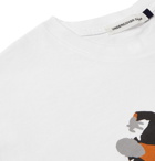Undercover - Logo-Print Cotton-Jersey T-Shirt - White