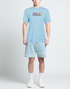 Devá States Mens T-shirt Sky in Blue