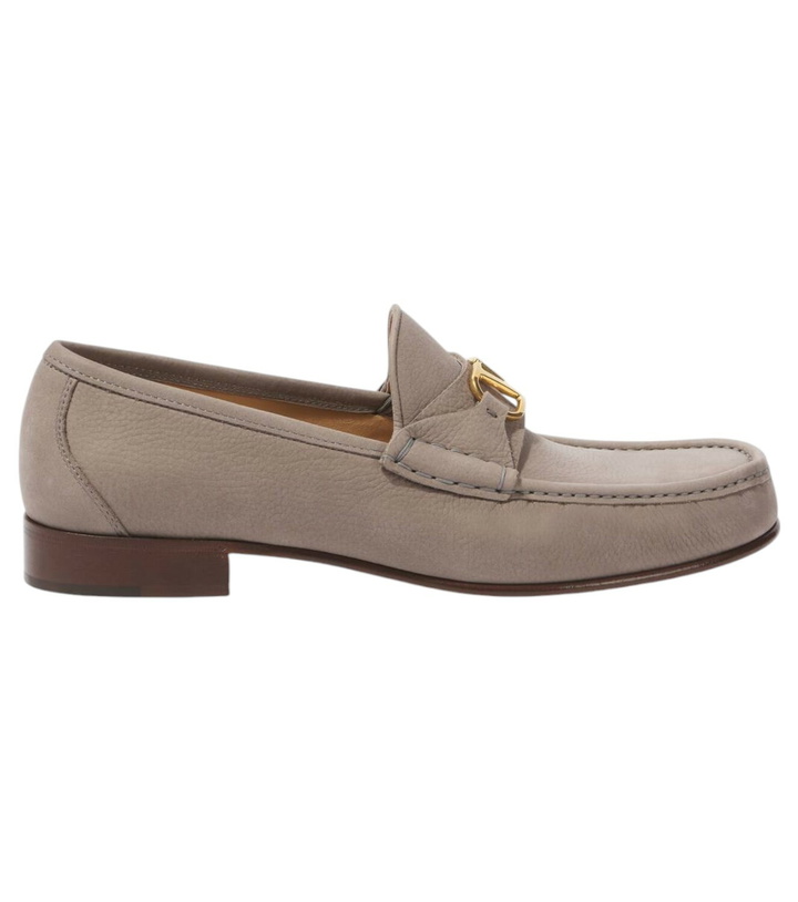 Photo: Valentino Garavani VLogo leather loafers