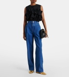 Marni High-rise wide-leg jeans