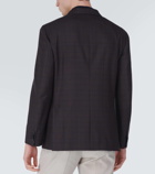 Brioni Prince of Wales checked wool blazer