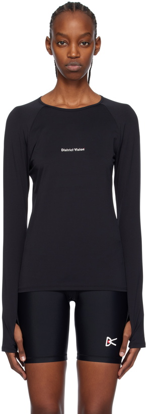 Photo: District Vision Black Lightweight Long Sleeve T-Shirt