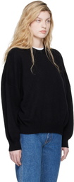KHAITE Black Margaux Sweater