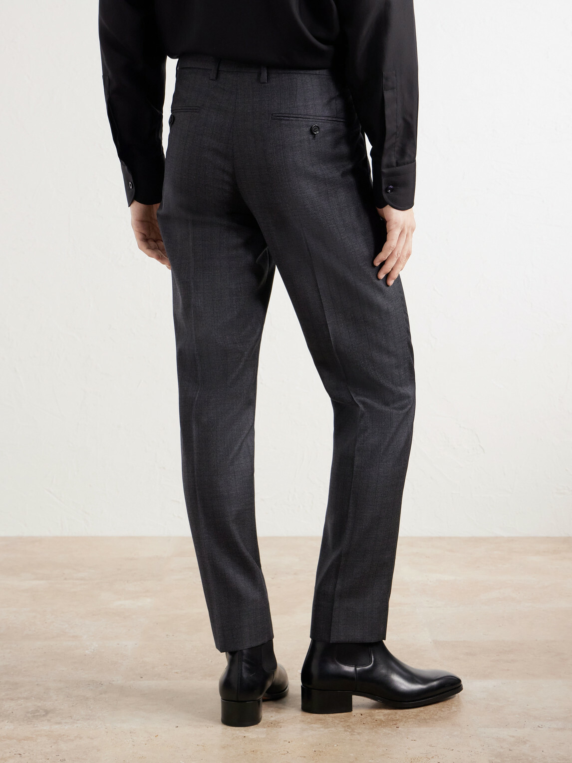 Dolce&Gabbana - Straight-Leg Pleated Pinstriped Virgin Wool Trousers - Gray