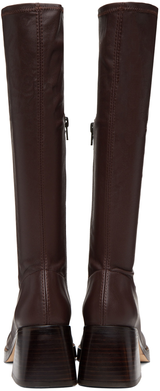 Miista Brown Hedy Boots MIISTA