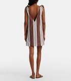 Posse Rosie striped cotton minidress