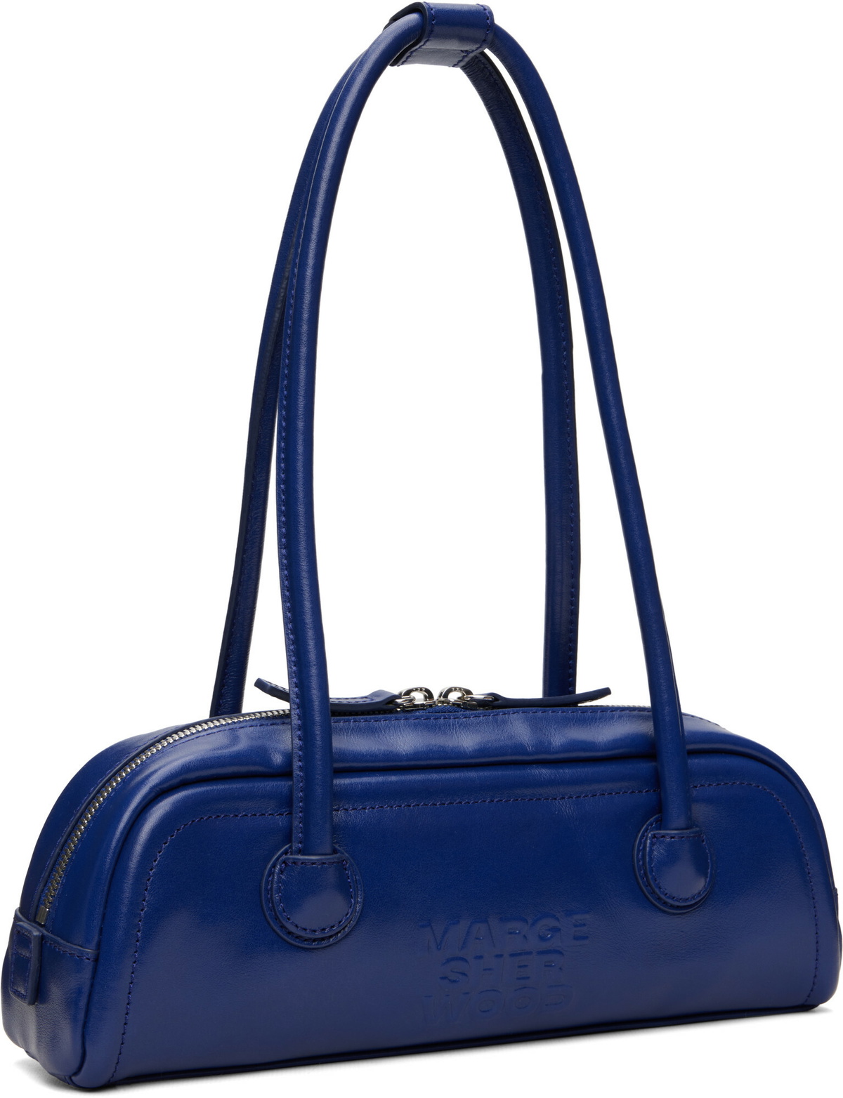 MARGESHERWOOD Navy Soft Boston EW Mini Bag