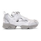 Vetements Grey Reebok Edition Reflective Instapump Fury Sneakers