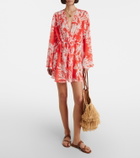 Alexandra Miro Chloe floral georgette kaftan
