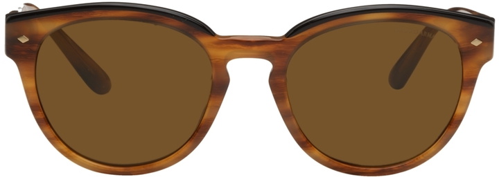 Photo: Giorgio Armani Tortoiseshell Round Sunglassses