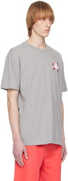 Moncler Gray Printed T-Shirt