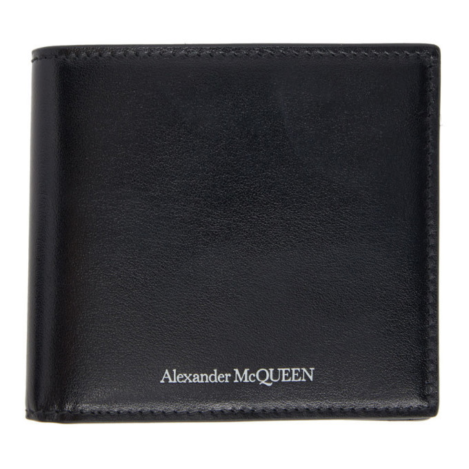 Photo: Alexander McQueen Black Logo Coin Bifold Wallet