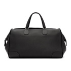 Valextra Grey Leather Travel Bag