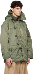 BEAMS PLUS Green MIL Type N-3B Down Jacket