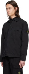 Stone Island Black Spread Collar Jacket