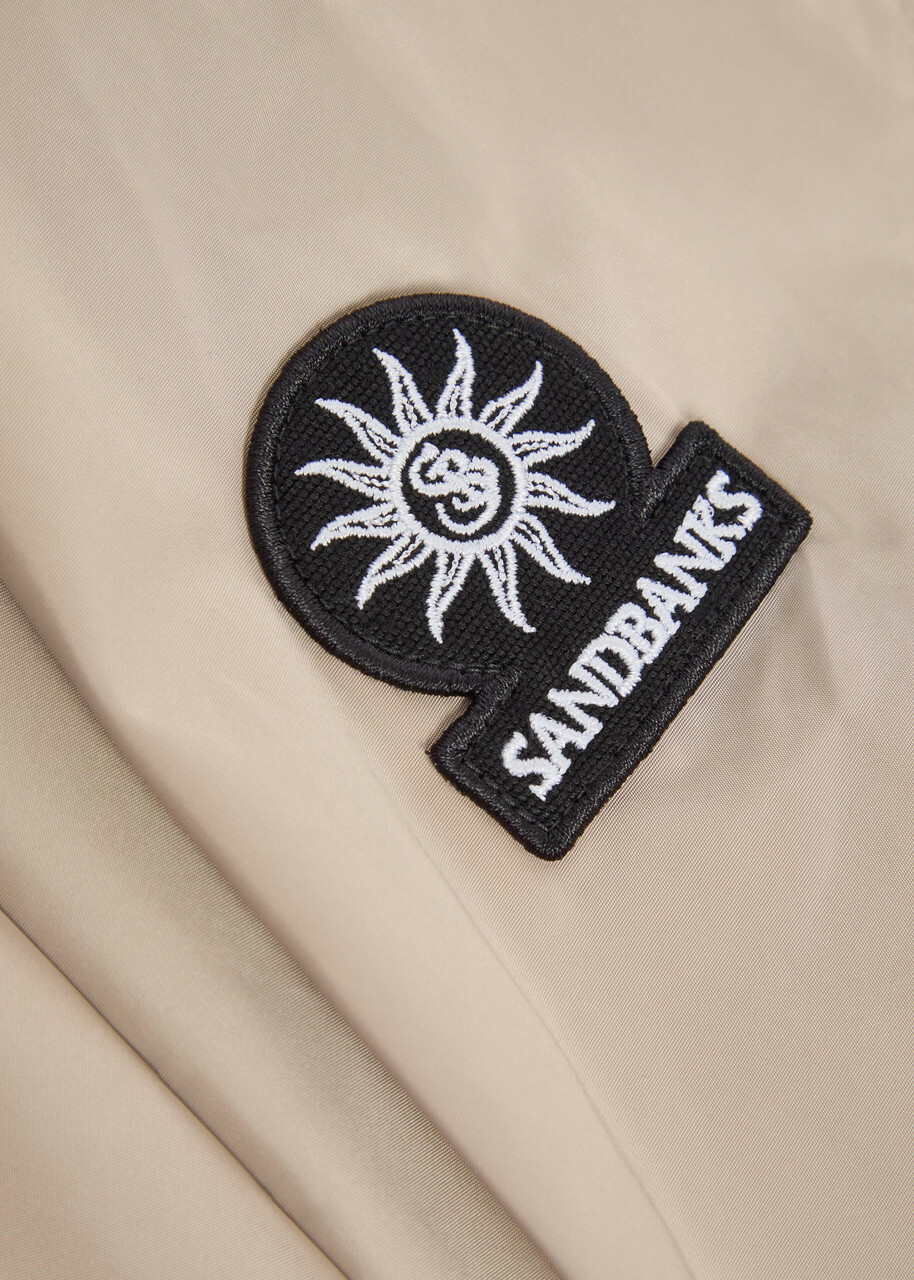 Sandbanks Logo-appliquéd Nylon Jacket Stone