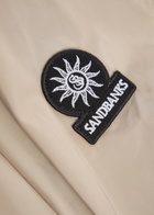 Sandbanks Logo-appliquéd Nylon Jacket Stone