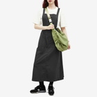 Snow Peak Women's Takibi Ripstop Midi Skirt in Black