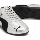 Puma Speedcat Metallic Sneaker in Silver/Black