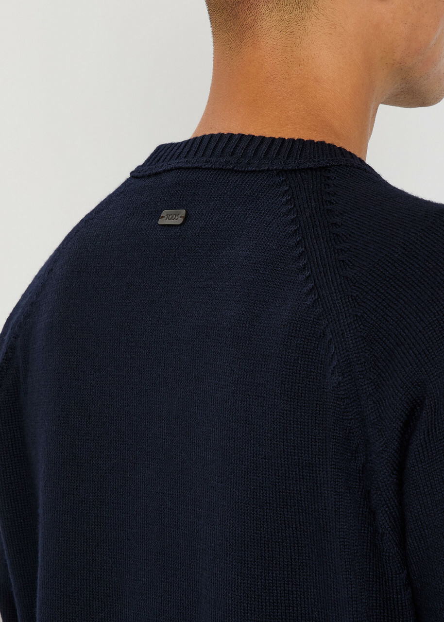 Tods Wool Jumper Navy