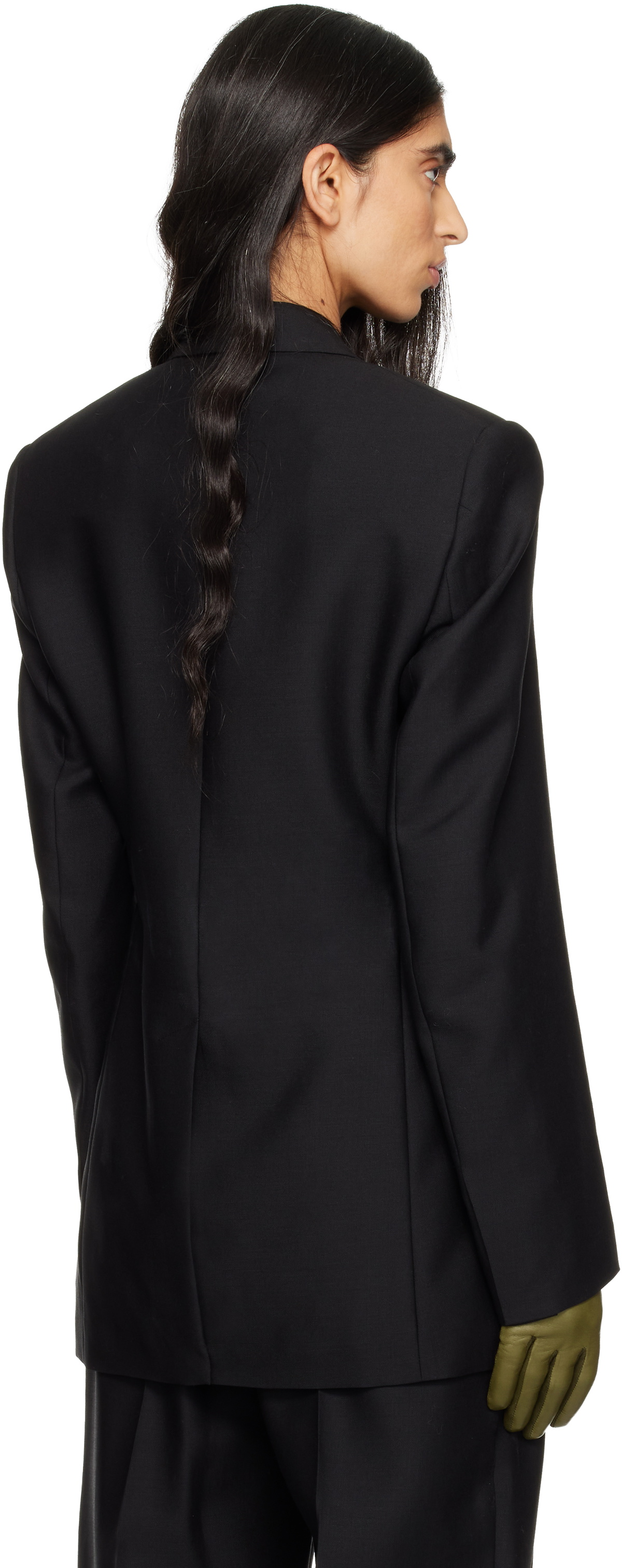 WARDROBE.NYC Black Light Longline Blazer