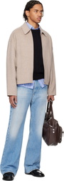 Acne Studios Beige Cashmere Jacket