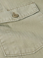 OrSlow - Herringbone Cotton-Canvas Shirt Jacket - Green