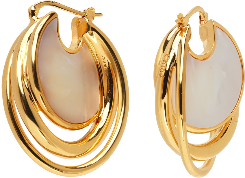 Chloé Gold Darcey Earrings Chloe
