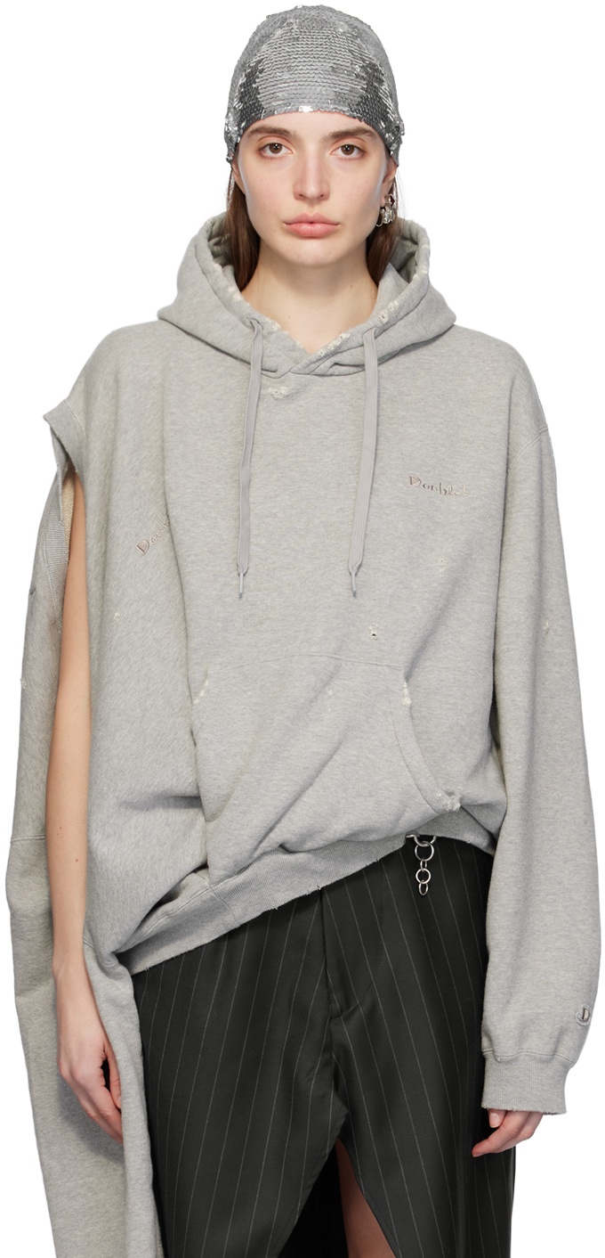 Doublet Gray AI Image Generation Mistake Hoodie Doublet