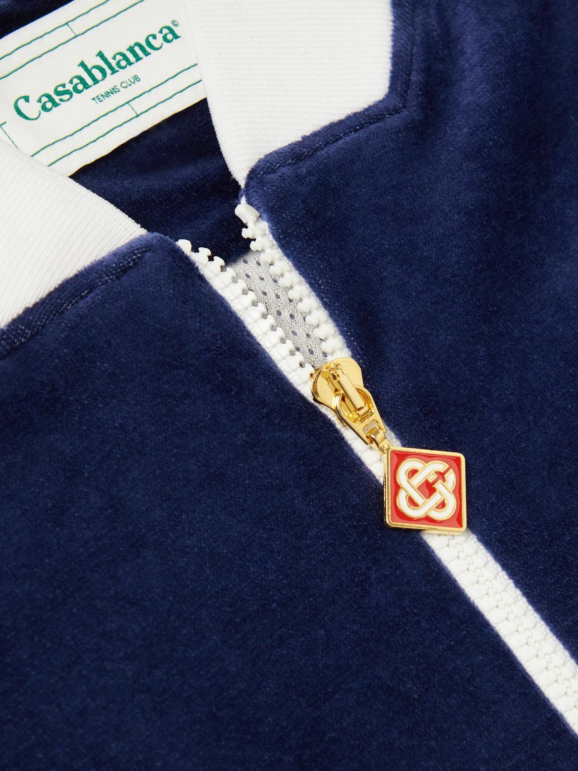 Casablanca Men's Pinstripe Laurel Track Jacket Blue main image 0