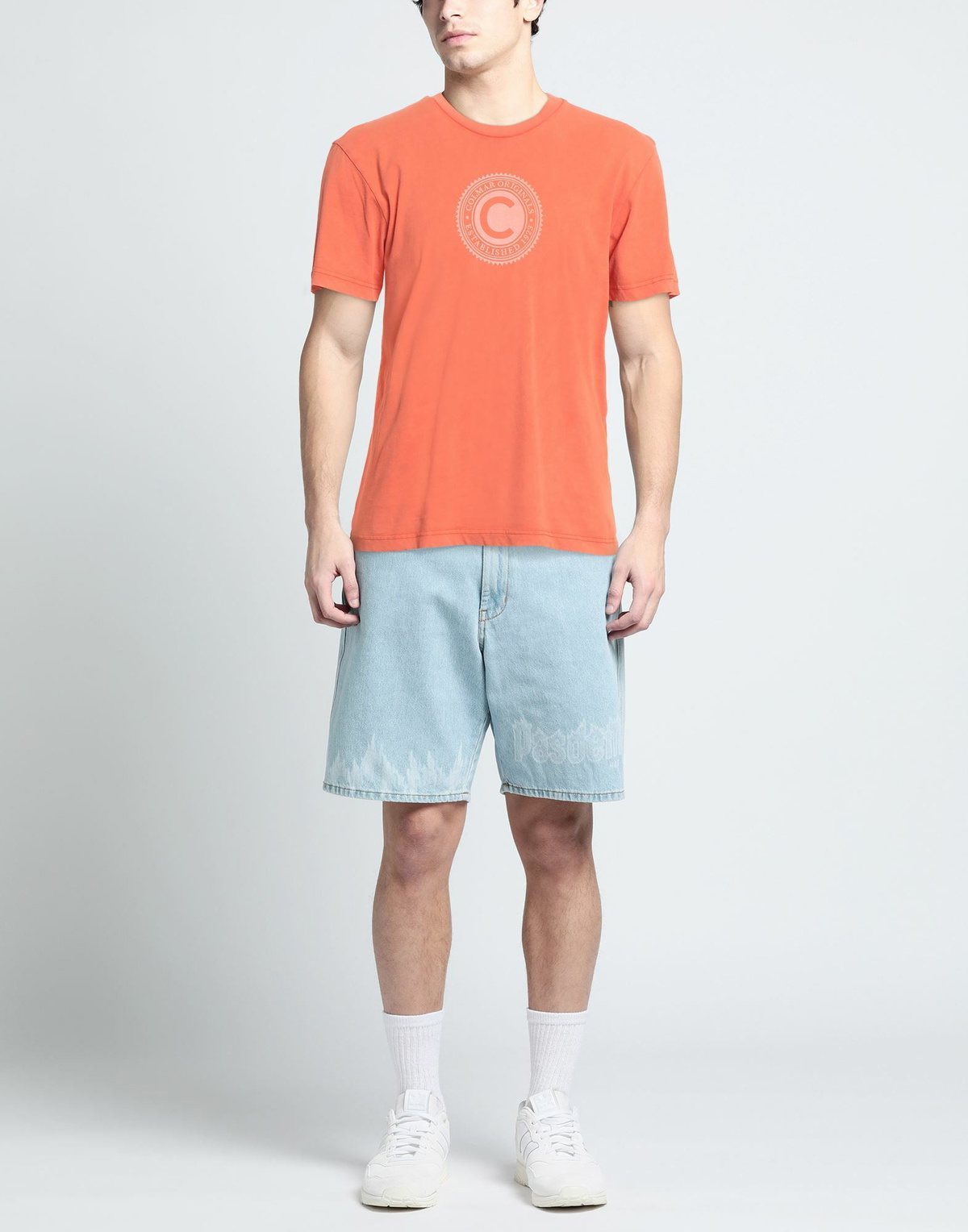 Colmar Mens T-shirt in Salmon pink