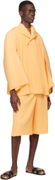 HOMME PLISSÉ ISSEY MIYAKE Yellow Wear Or Wrap Shorts
