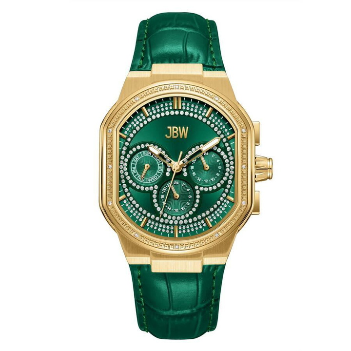 Photo: JBW Orion Collection Automatic Green Dial Mens Watch J6408E
